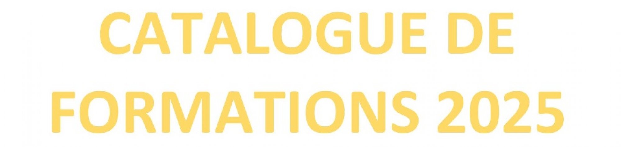 Catalogue formation 2025